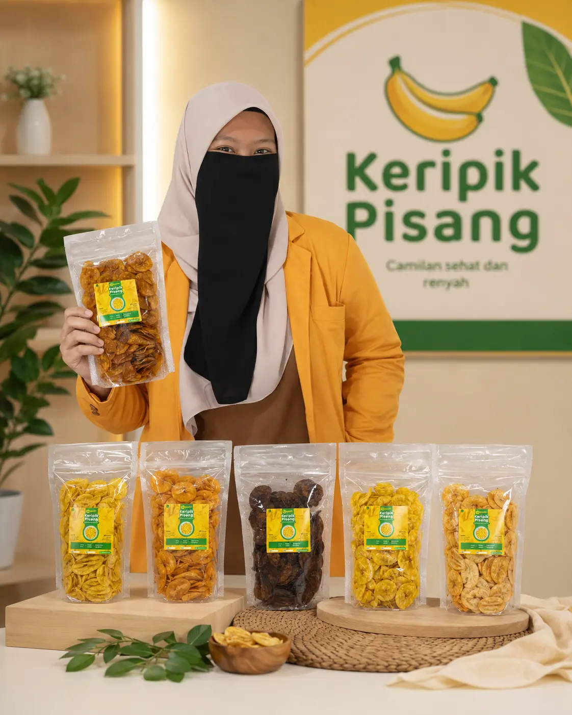 Founder Banana Gih keripik pisang khas Luwu Timur
